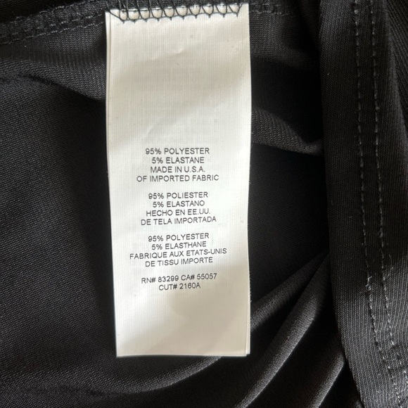 TIANA B Black Cocktail shift Dress with Long Bishop Pearl Sleeves - Picture 11 of 13